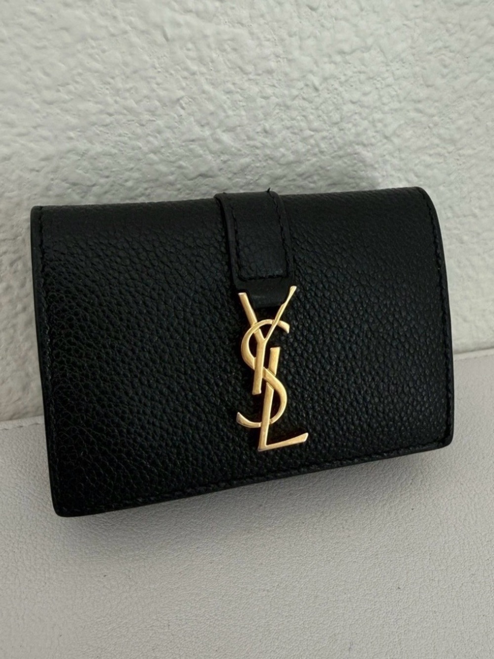 ✅AUTH✅NEW YSL BLACK WALLET